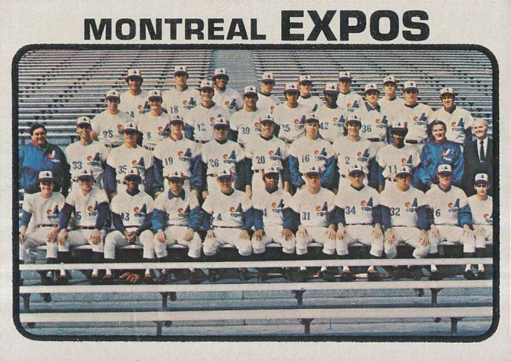 1973 Topps Montreal Expos Team #576 Baseball Card