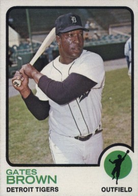 1973 Topps Gates Brown #508 Baseball Card