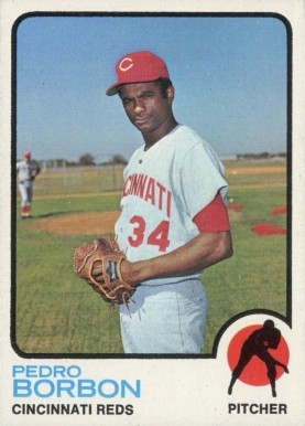 1973 Topps Pedro Borbon #492 Baseball Card