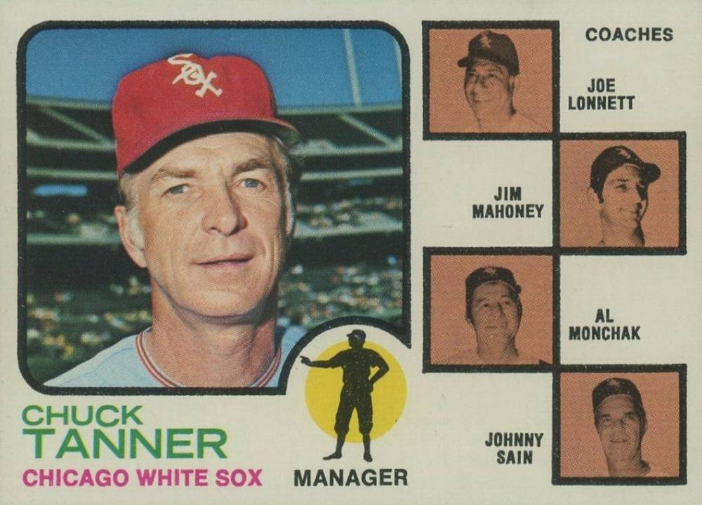 1973 Topps White Sox Manager/Coaches #356 Baseball Card