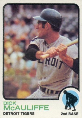 1973 Topps Dick McAuliffe #349 Baseball Card