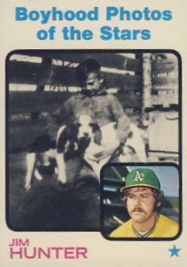 1973 Topps Jim Hunter #344 Baseball Card