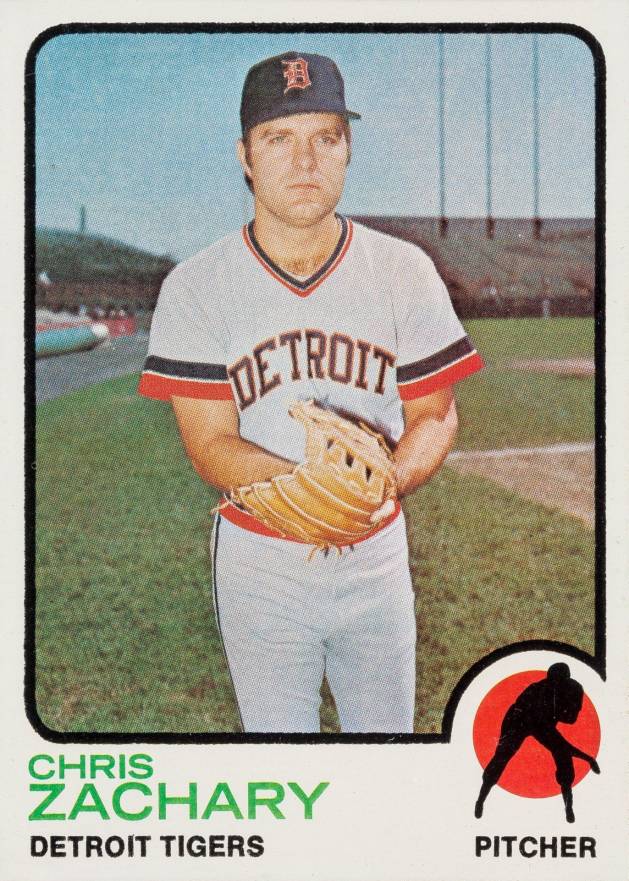 1973 Topps Chris Zachary #256 Baseball Card
