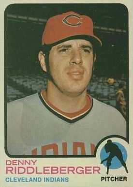 1973 Topps Denny Riddleberger #157 Baseball Card