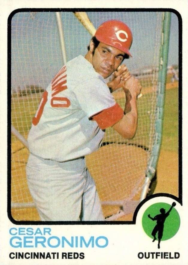1973 Topps Cesar Geronimo #156 Baseball Card