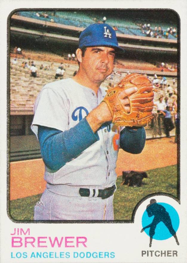 1973 Topps Jim Brewer #126 Baseball Card