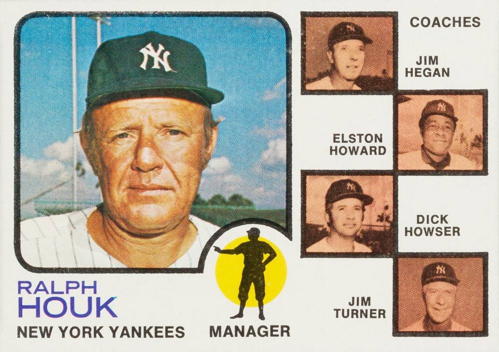 1973 Topps Yankees Manager & Coaches #116n Baseball Card