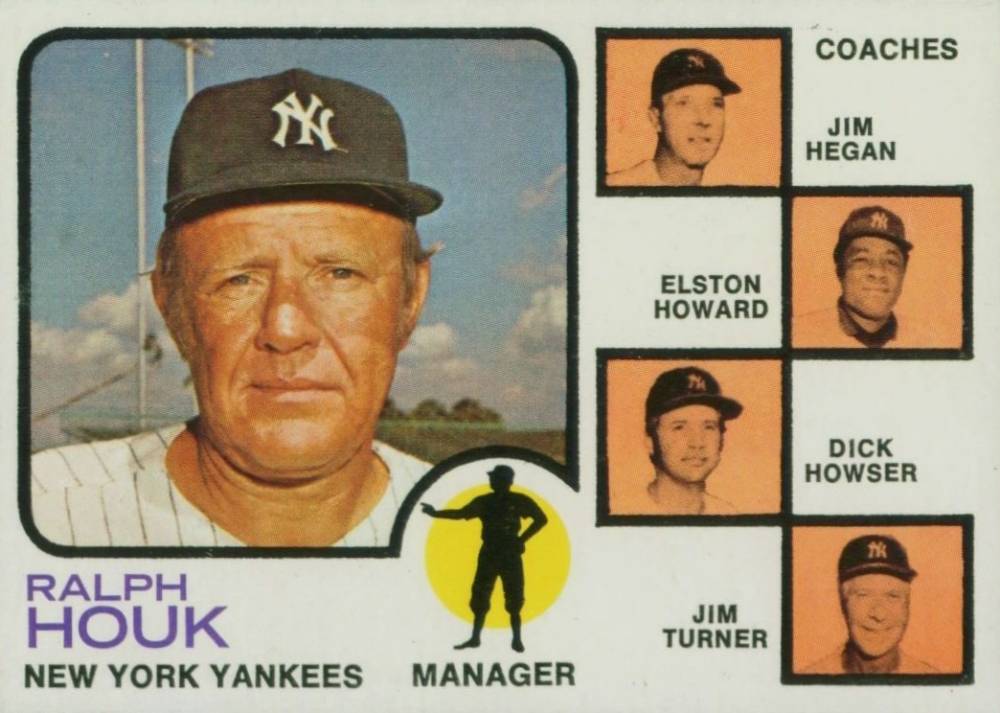 1973 Topps Yankees Manager & Coaches #116o Baseball Card