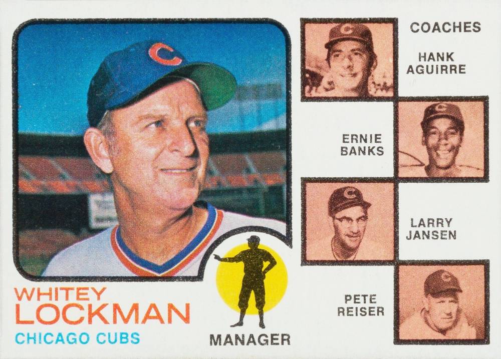 1973 Topps Cubs Manager & Coaches #81n Baseball Card