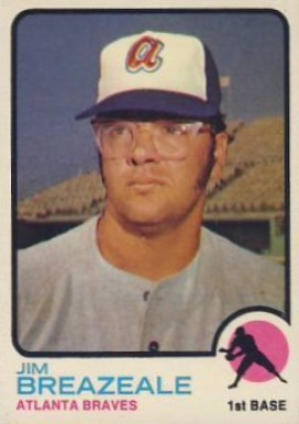 1973 Topps Jim Breazeale #33 Baseball Card