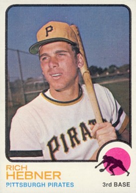 1973 Topps Rich Hebner #2 Baseball Card