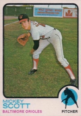 1973 Topps Mickey Scott #553 Baseball Card
