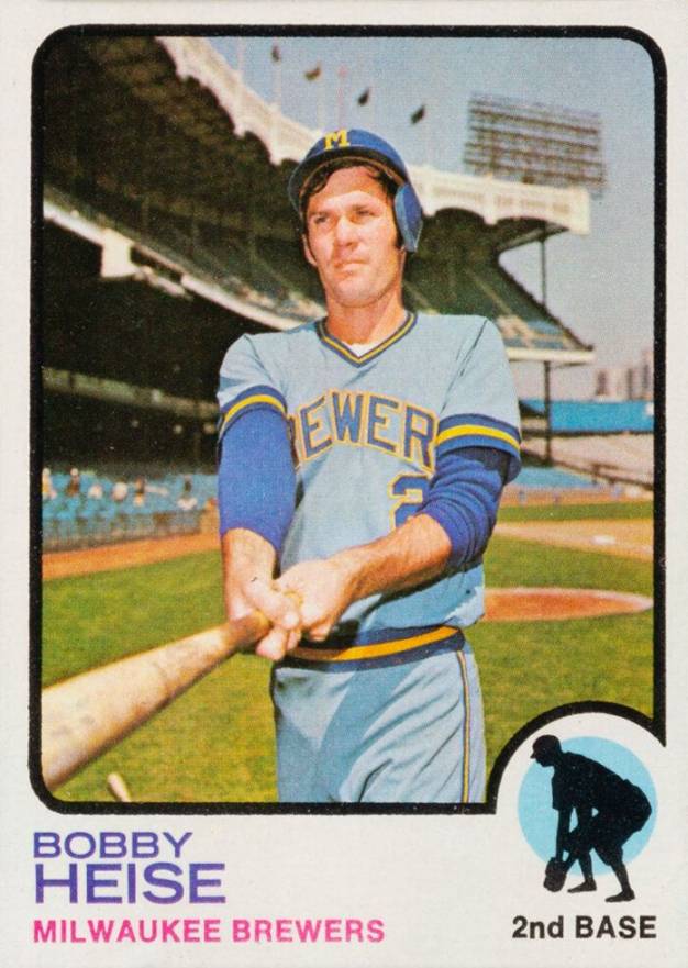 1973 Topps Bobby Heise #547 Baseball Card