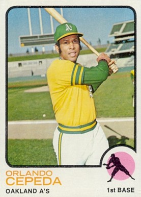 1973 Topps Orlando Cepeda #545 Baseball Card