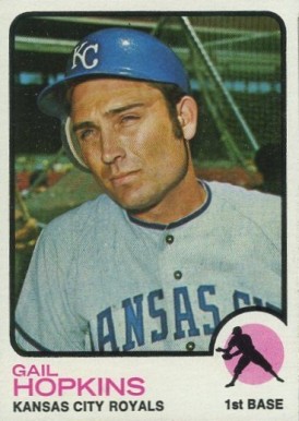 1973 Topps Gail Hopkins #441 Baseball Card