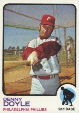 1973 Topps Denny Doyle #424 Baseball Card