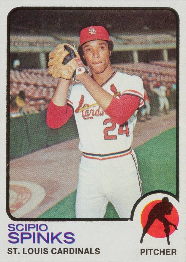 1973 Topps Scipio Spinks #417 Baseball Card