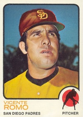 1973 Topps Vicente Romo #381 Baseball Card