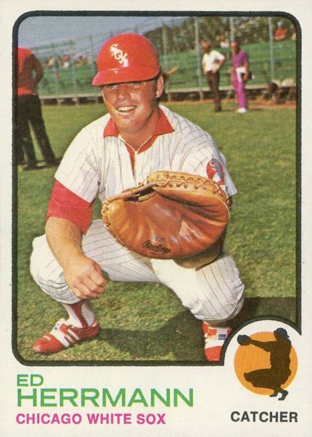 1973 Topps Ed Herrmann #73 Baseball Card