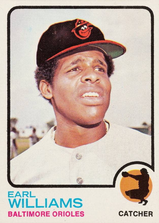 1973 Topps Earl Williams #504n Baseball Card