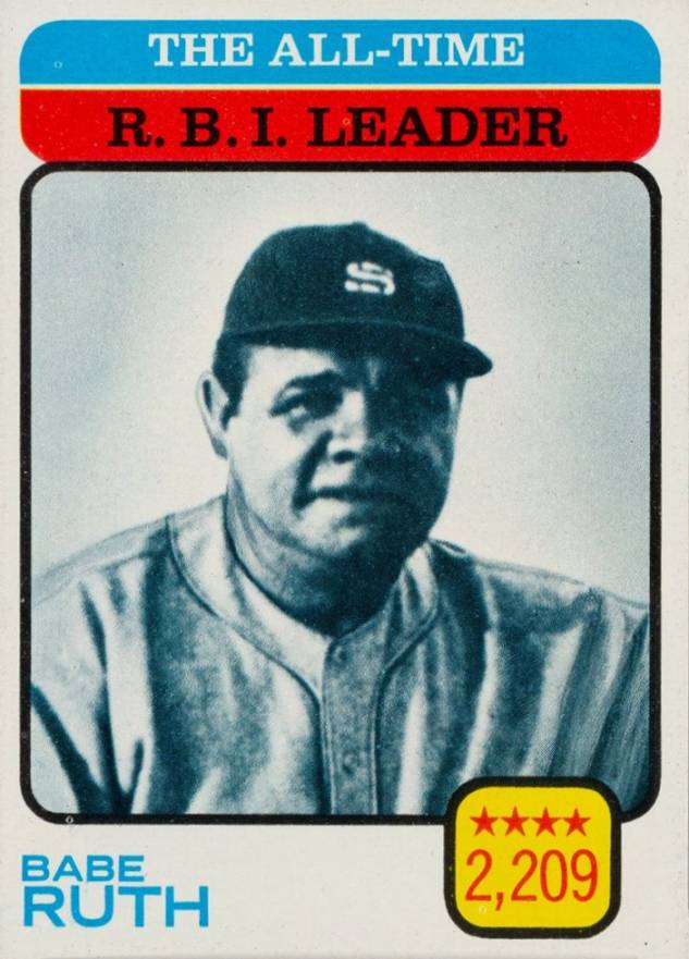 1973 Topps All Time RBI Leader #474 Baseball Card