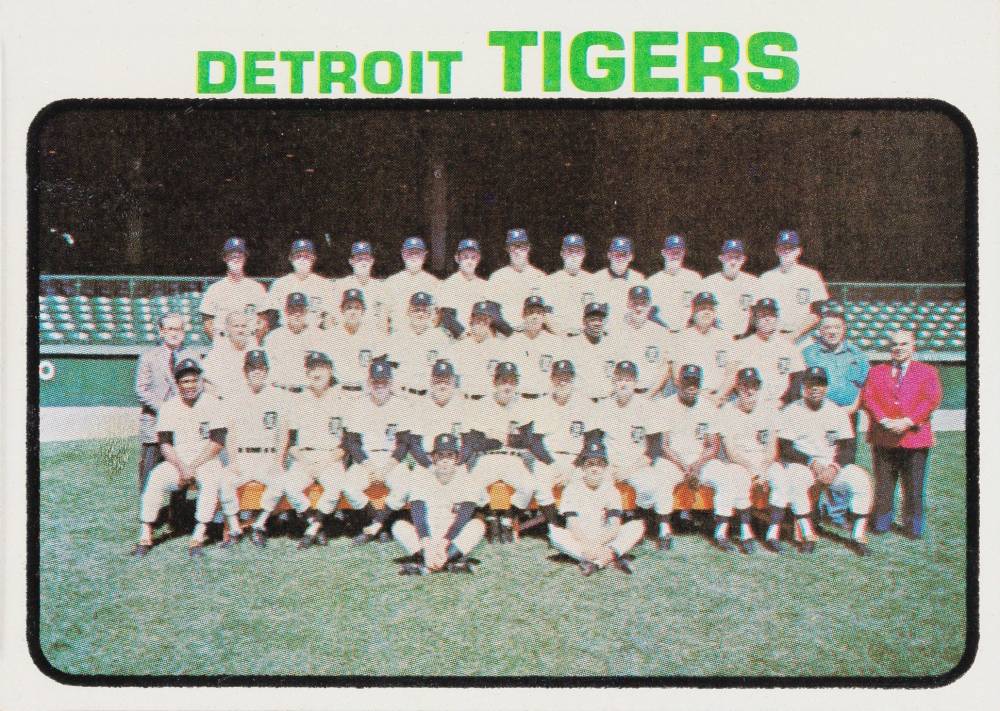 1973 Topps Detroit Tigers Team #191 Baseball Card
