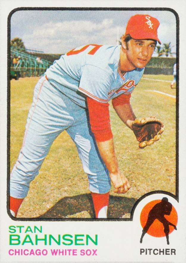 1973 Topps Stan Bahnsen #20n Baseball Card