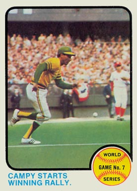 1973 Topps World Series Game 7 #209 Baseball Card