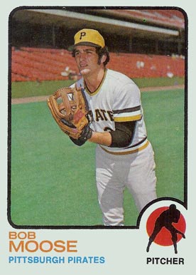 1973 Topps Bob Moose #499 Baseball Card