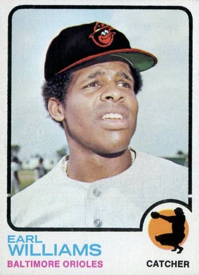 1973 Topps Earl Williams #504g Baseball Card