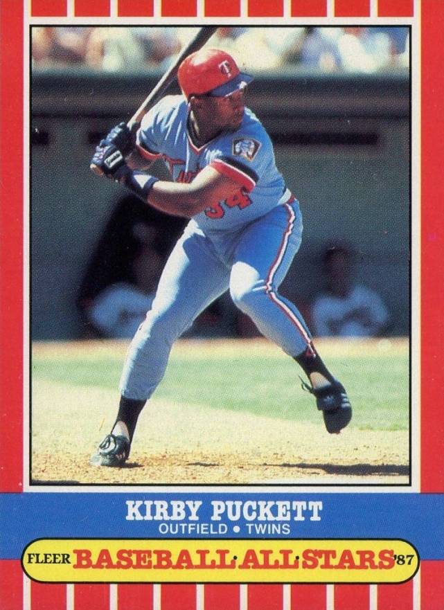 1987 Fleer Baseball All-Stars Kirby Puckett #32 Baseball Card