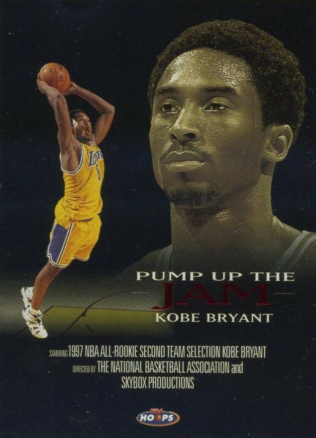 1998 Hoops Pump Up the Jam Kobe Bryant #4 Basketball Card