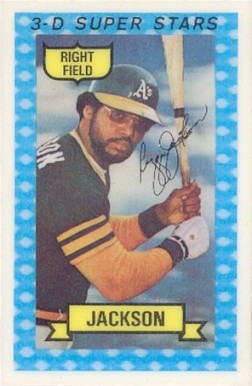 1974 Kellogg's Kelloggs Reggie Jackson #20 Baseball Card