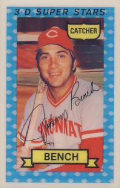 1974 Kellogg's Kelloggs Johnny Bench #28 Baseball Card