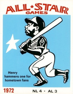 1974 Laughlin All-Star Games Henry Hammers #72 Baseball Card