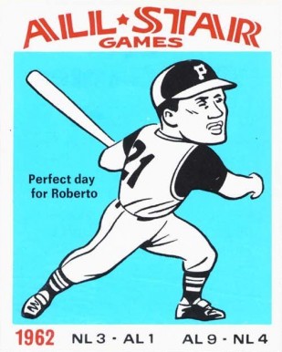 1974 Laughlin All-Star Games Roberto Perfect #62 Baseball Card