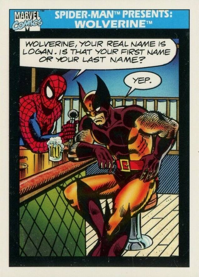1990 Marvel Universe Wolverine #160 Non-Sports Card
