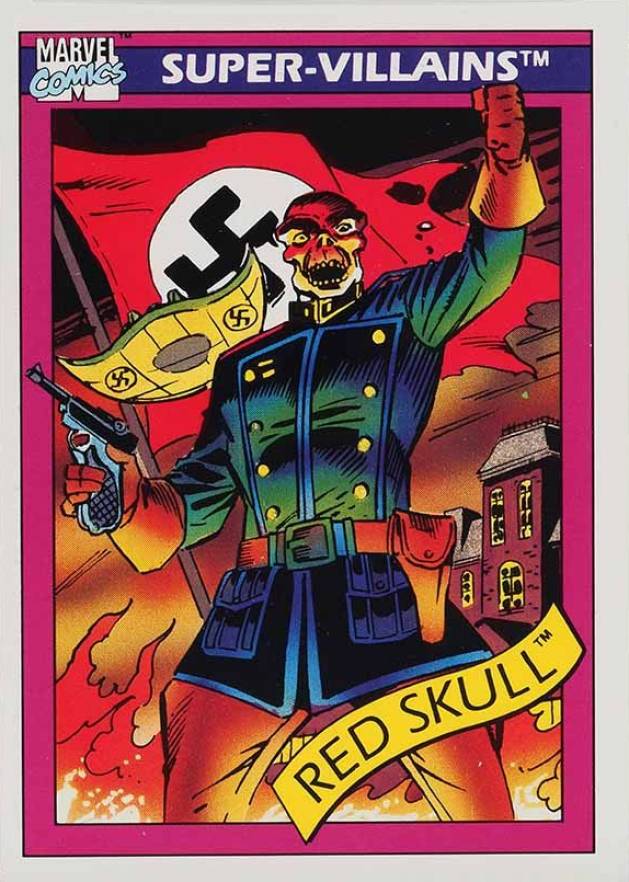 1990 Marvel Universe Red Skull #81 Non-Sports Card