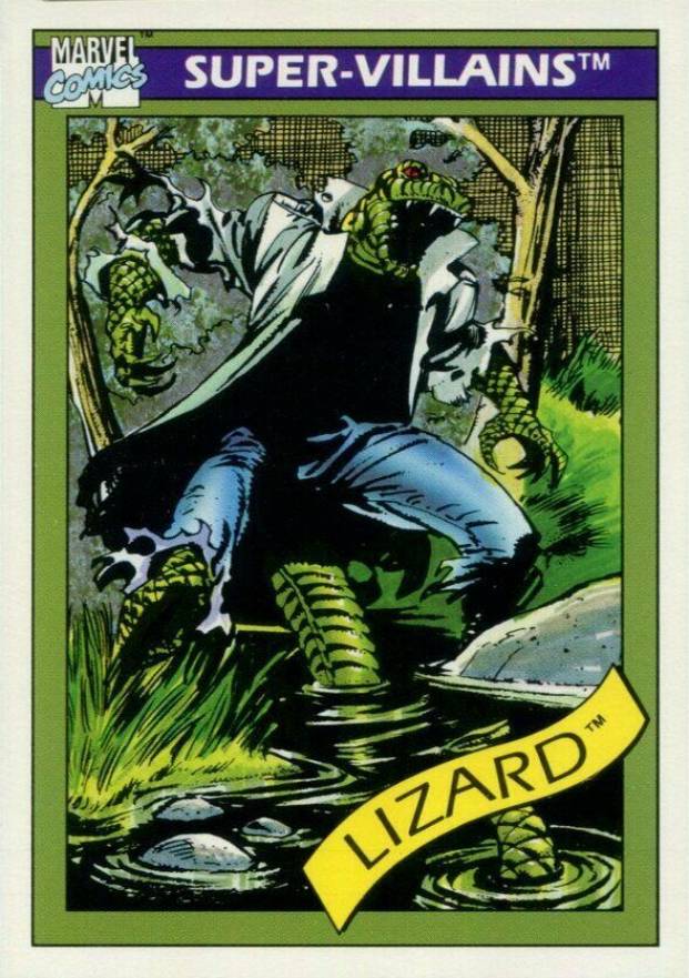 1990 Marvel Universe Lizard #67 Non-Sports Card