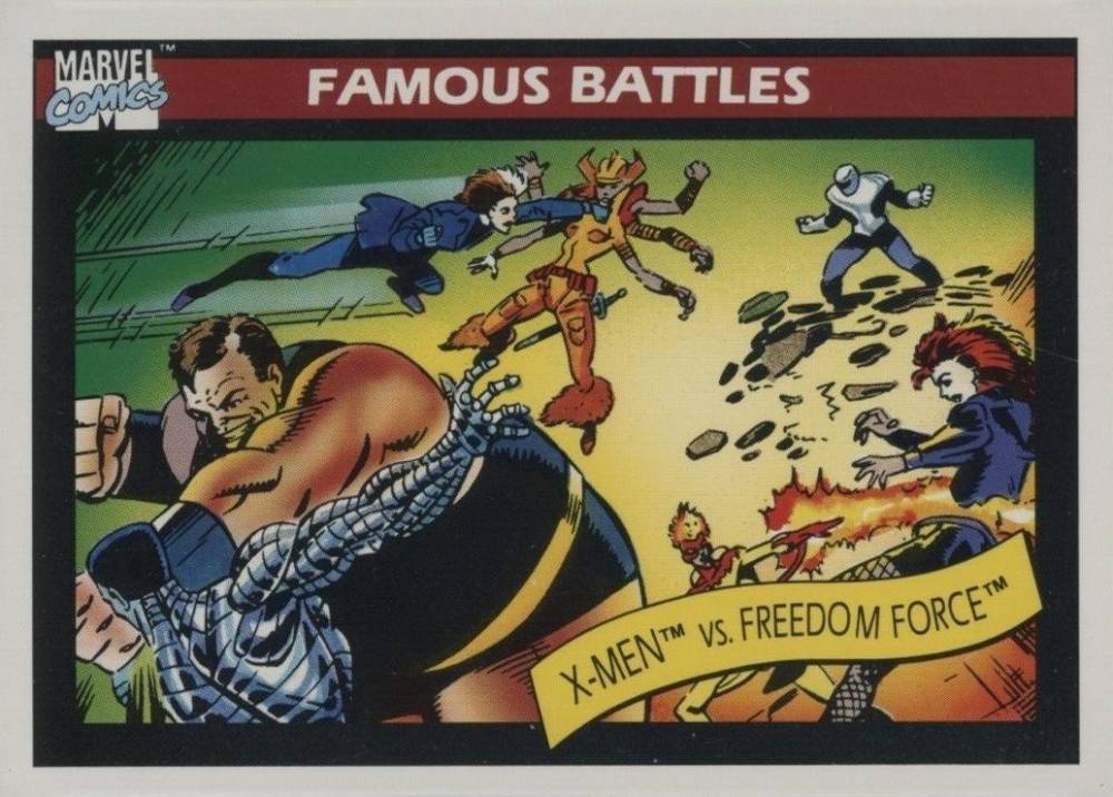 1990 Marvel Universe X-Men vs. Freedom Force #118 Non-Sports Card