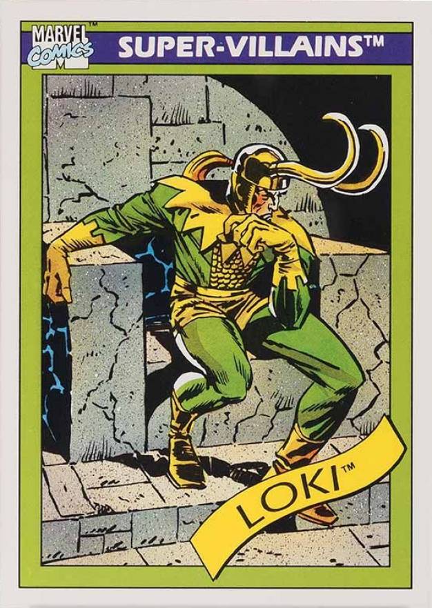 1990 Marvel Universe Loki #54 Non-Sports Card