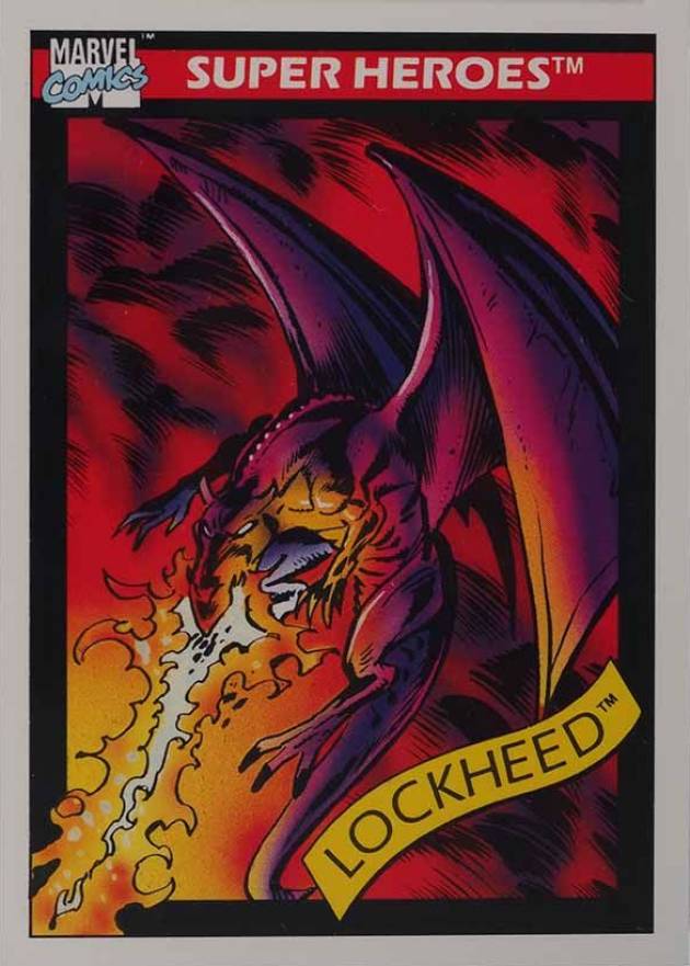 1990 Marvel Universe Lockheed #27 Non-Sports Card