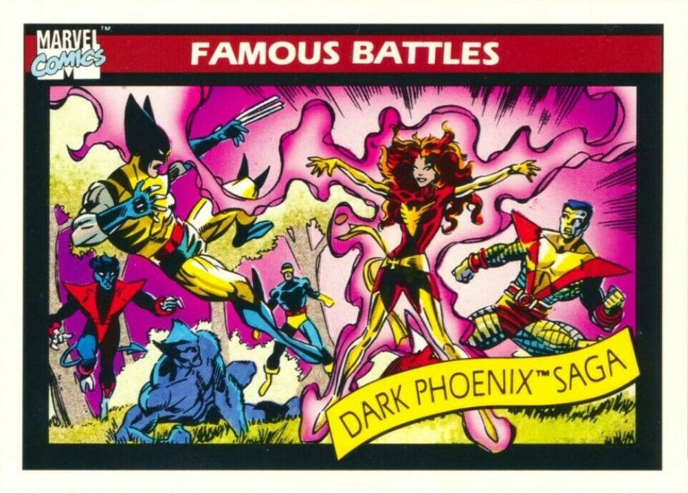 1990 Marvel Universe Dark Phoenix Saga #98 Non-Sports Card