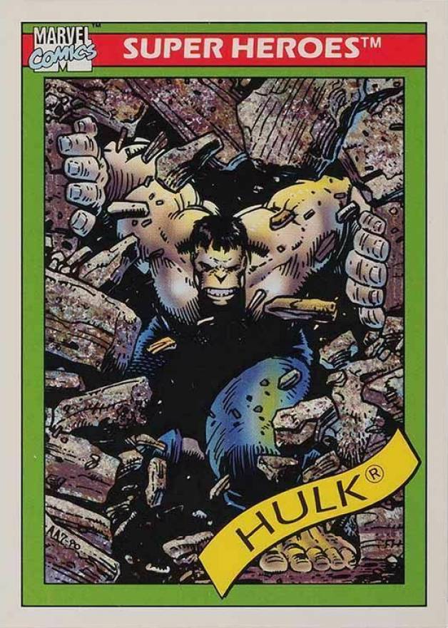 1990 Marvel Universe Hulk (Gray) #17 Non-Sports Card