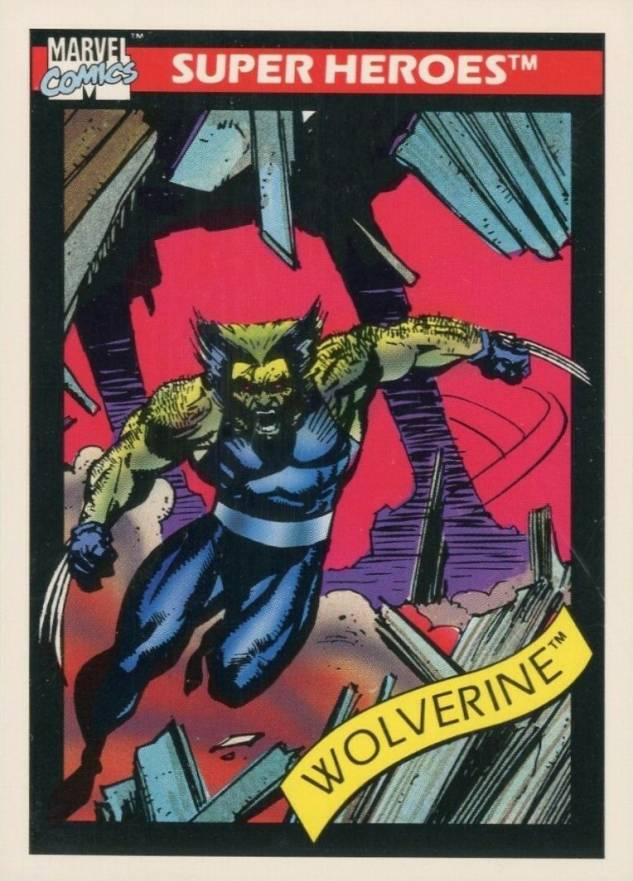 1990 Marvel Universe Wolverine #37 Non-Sports Card