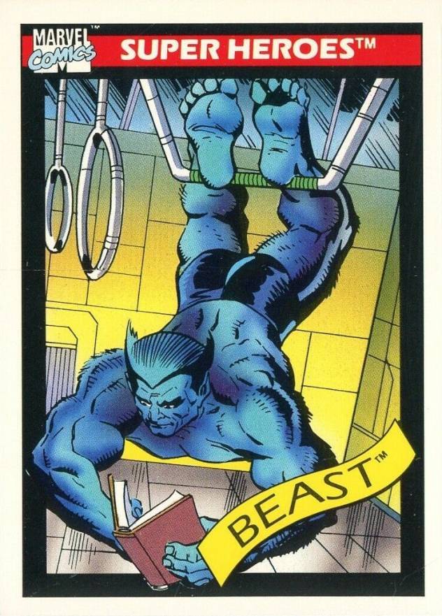 1990 Marvel Universe Beast #46 Non-Sports Card