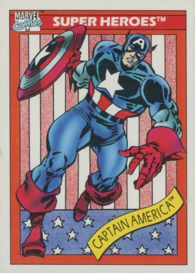 1990 Marvel Universe Captain America #1 Non-Sports Card