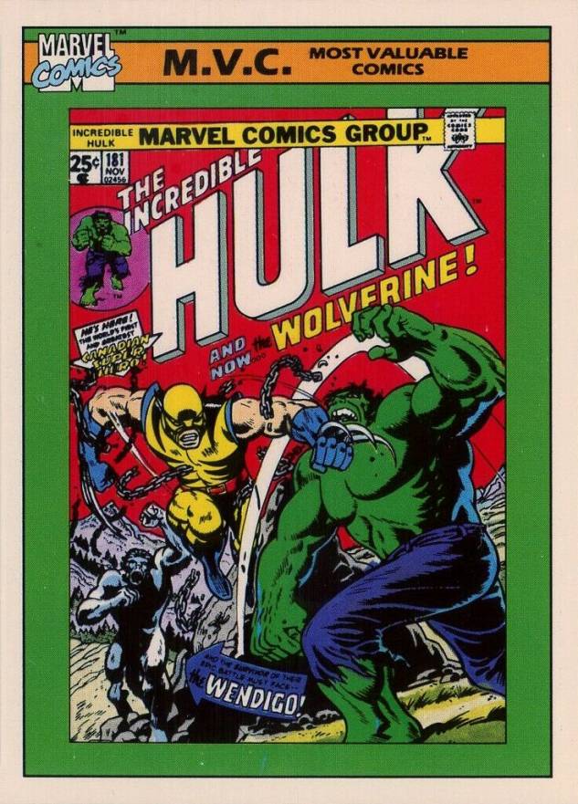 1990 Marvel Universe Incredible Hulk #181 #134 Non-Sports Card