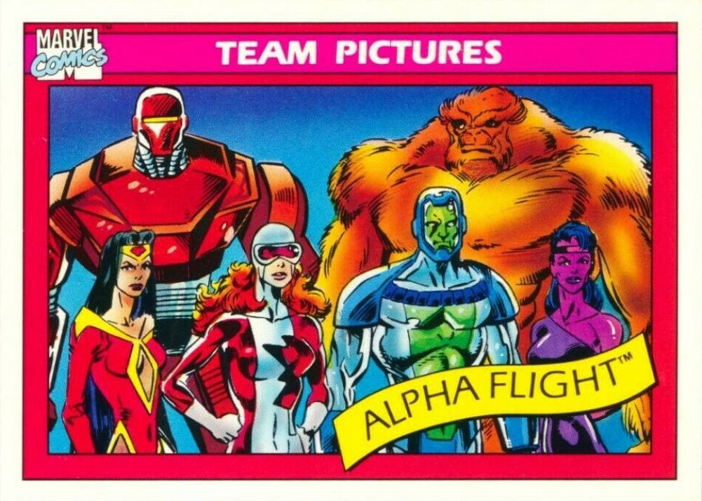 1990 Marvel Universe Alpha Flight #148 Non-Sports Card