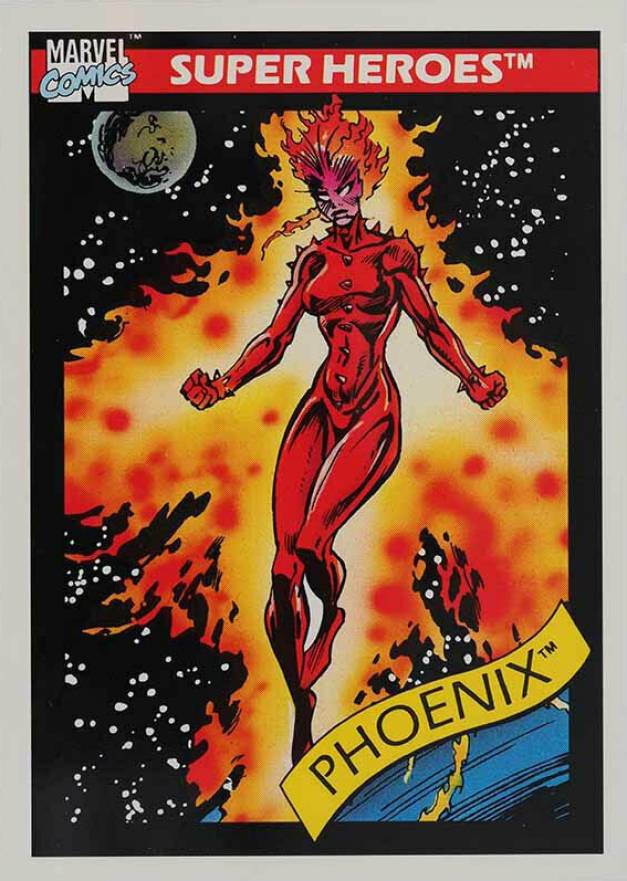1990 Marvel Universe Phoenix #11 Non-Sports Card